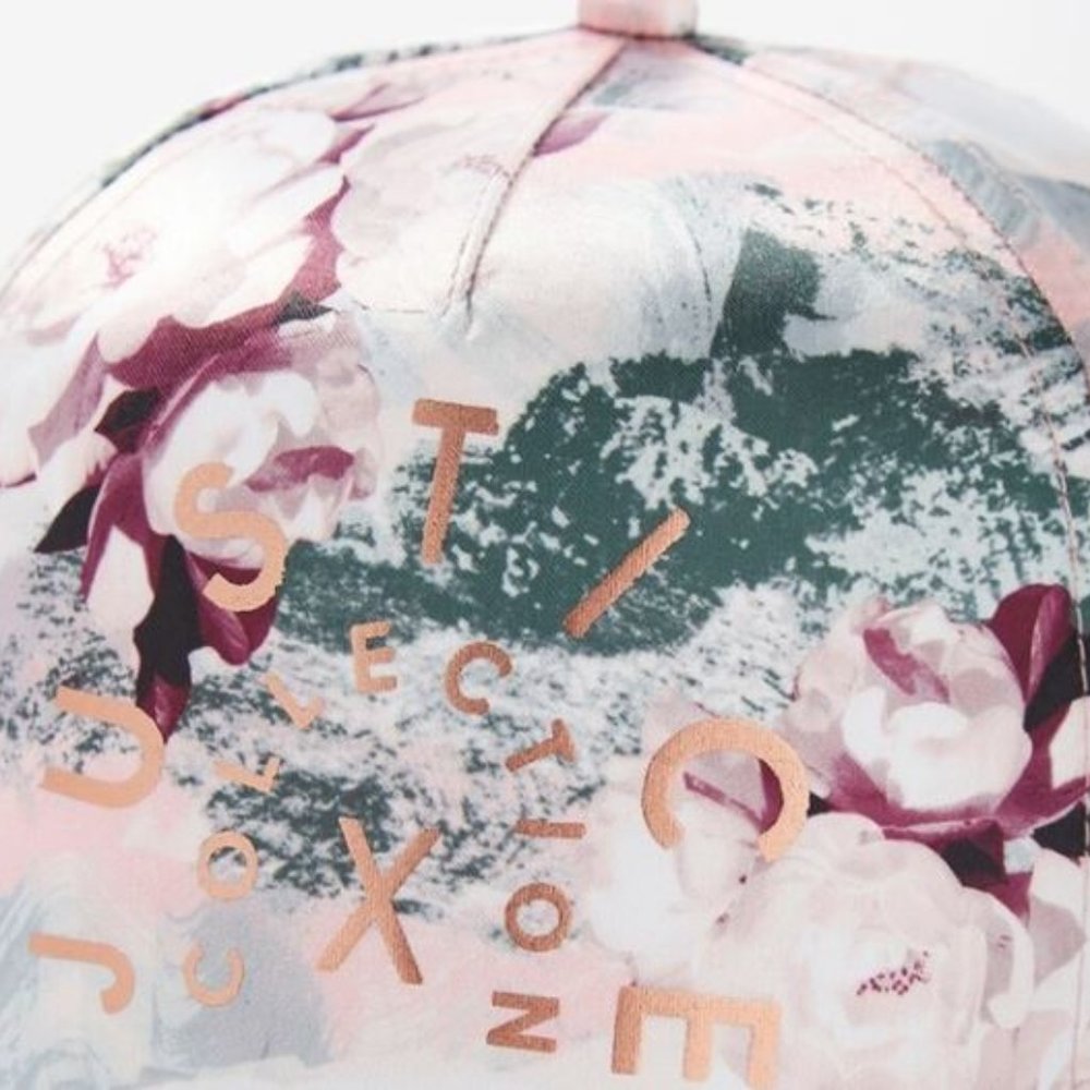 NEW Justice Floral Baseball Cap Girls - Picture 2 of 6